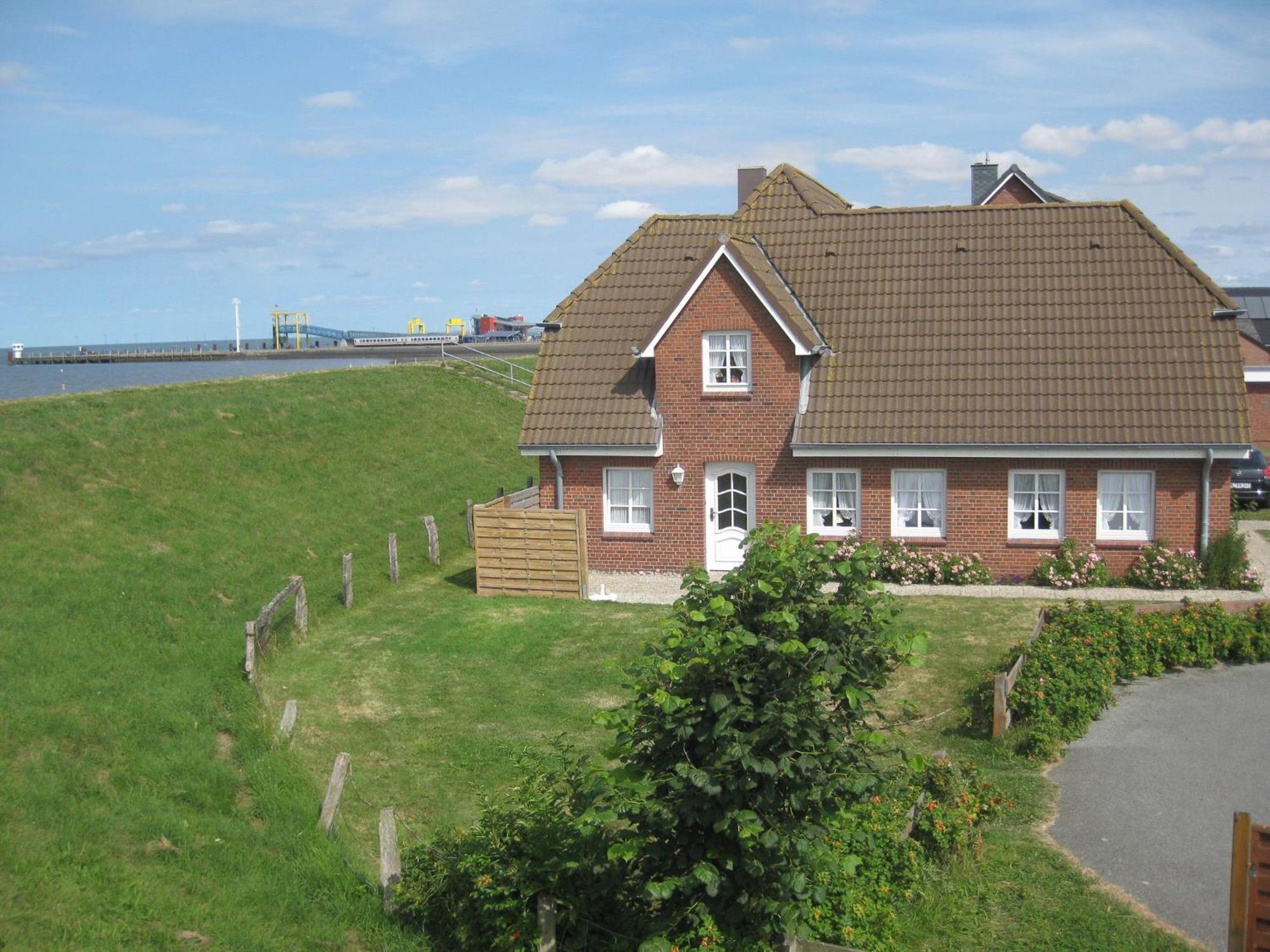 Direkt Am Deich - Ferienwohnung Oland Im Gaestehaus Am Badedeich Dagebüll Eksteriør bilde